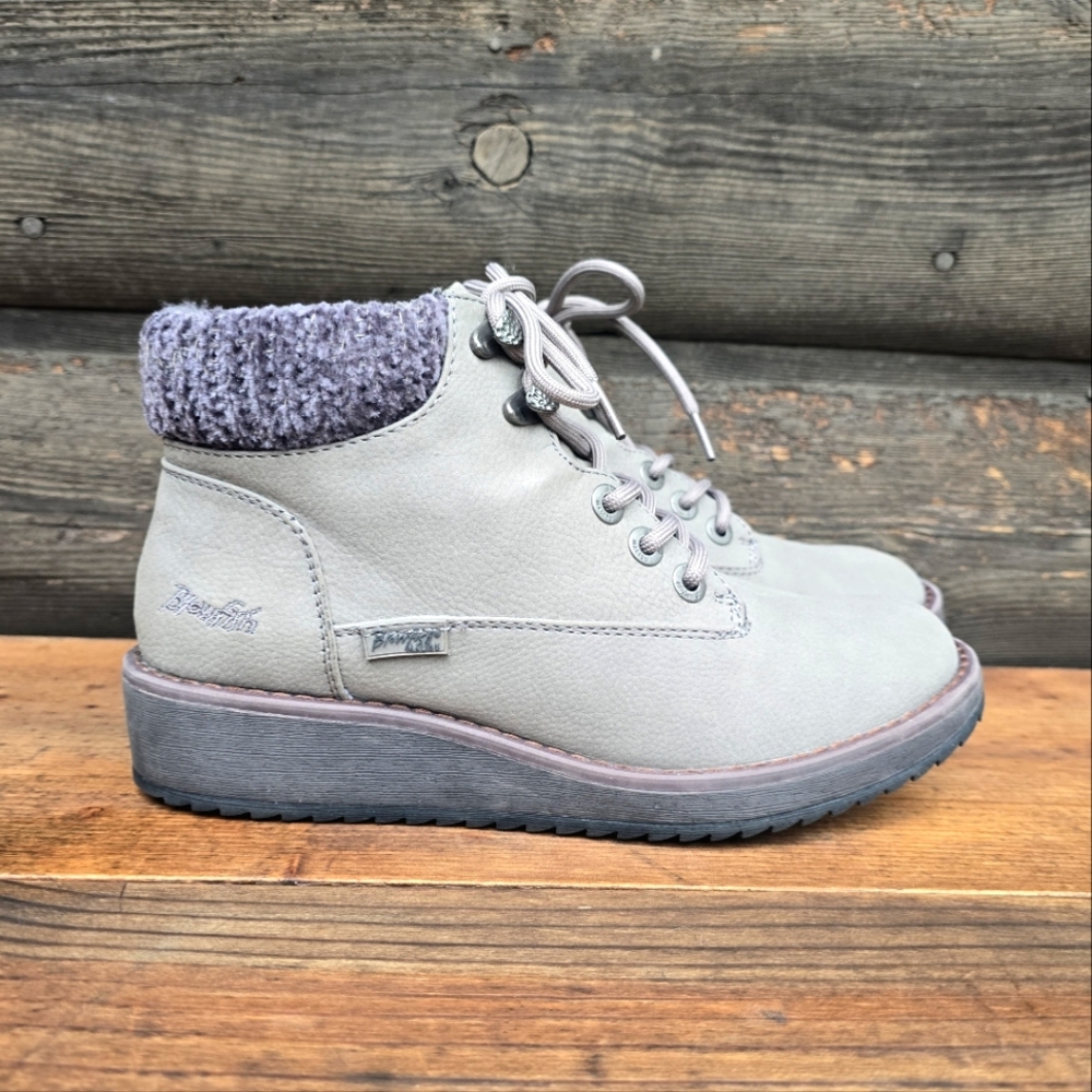 Blowfish NEW Comet Modern Rustic Chic Wanderlust Wedge Cozy Bootie 8M - Picture 6 of 16